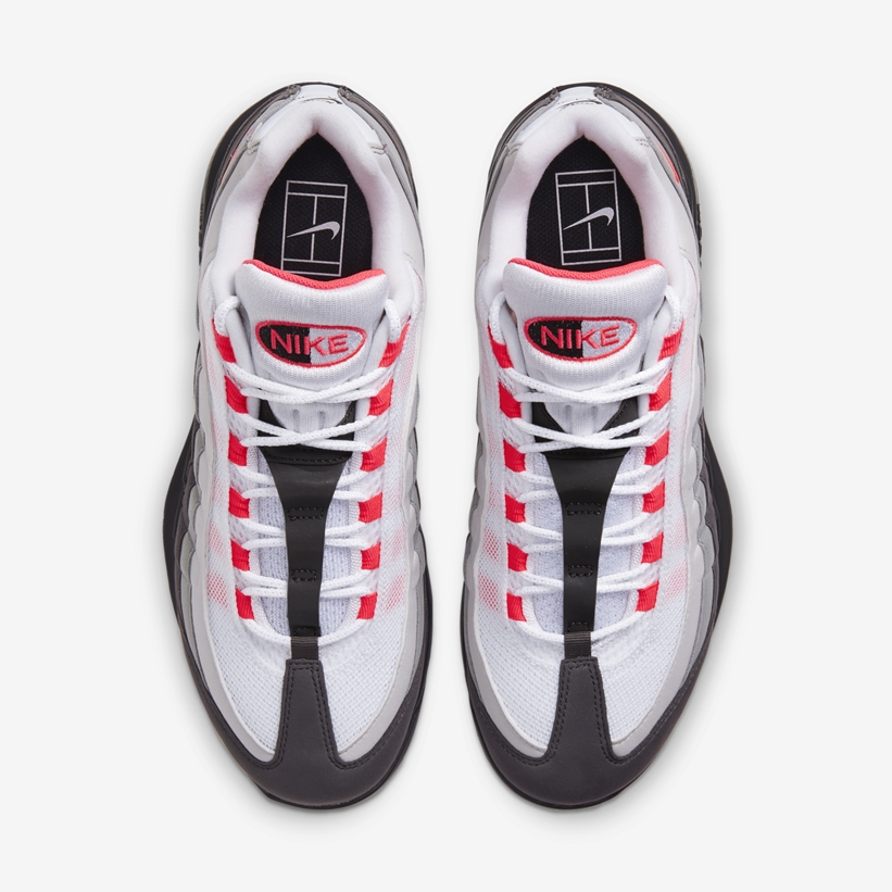 ナイキ コート ヴェイパー × AM95 “ソーラーレッド” (NIKE COURT VAPOR AM95 “Solar Red”) [DB6064-100]