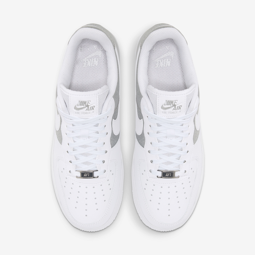 ナイキ エア フォース 1 07 ロー “ホワイト/メタリックシルバー” (NIKE AIR FORCE 1 07 LOW “White/Metallic Silver”) [DD6629-100]