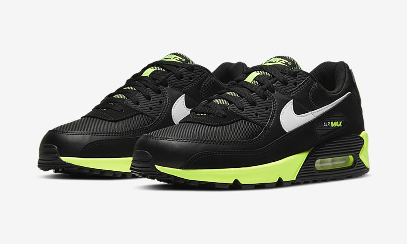 ナイキ エア マックス 90 “ブラック/ホワイト/ホットライム” (NIKE AIR MAX 90 “Black/White/Hot Lime”) [DB3915-001]