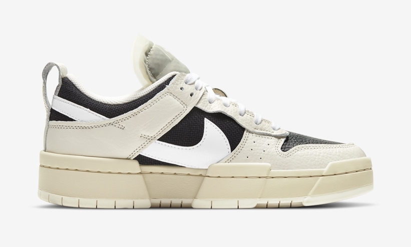 ナイキ ウィメンズ ダンク ロー ディスラプト “ブラック/ホワイト/ペールアイボリー” (NIKE WMNS “DUNK” LOW DISRUPT “Black/White/Pale Ivory”) [DD6620-001]