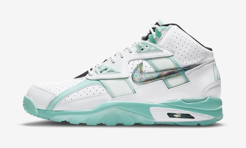 ナイキ エア トレイナー SC ハイ “ホワイト/グリーン/ホログラム” (NIKE AIR TRAINER SC HIGH “White/Green/Hologram”) [DD9615-100]