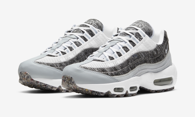 ナイキ エア マックス 95 クレーター “グレー/ホワイト/ボルト” (NIKE AIR MAX 95 CRATER “Grey/White/Volt”) [CV8830-400]