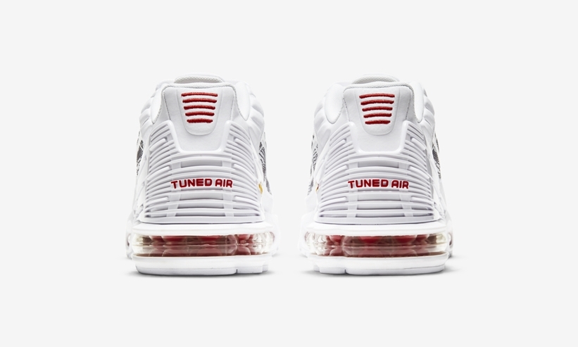 ナイキ エア マックス プラス 3 “ホワイト/ブラック/レッド” (NIKE AIR MAX PLUS 3 “White/Black/Red” Topography Pack) [DH4107-100]