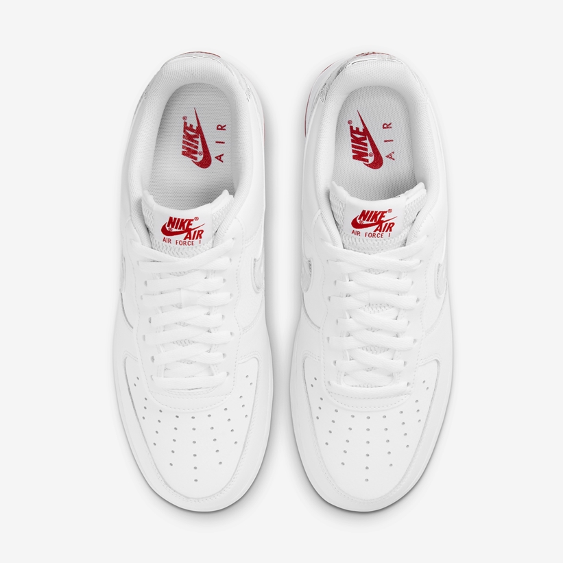 ナイキ エア フォース 1 ロー “ホワイト/ブラック/レッド” (NIKE AIR FORCE 1 LOW “White/Black/Red” Topography Pack) [DH3941-100]