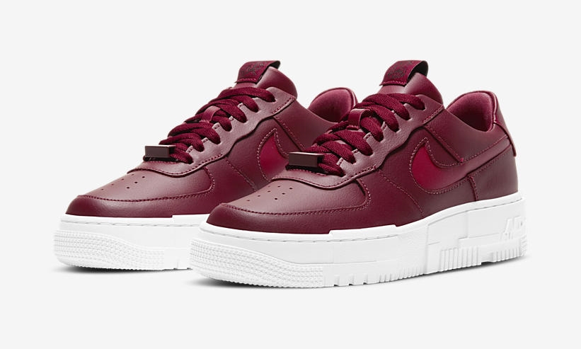 ナイキ ウィメンズ エア フォース 1 ロー ピクセル “チームレッド/ホワイト” (NIKE WMNS AIR FORCE 1 LOW PIXEL “Team Red/White”) [CK6649-600]