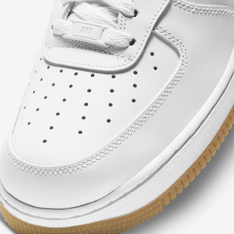 【国内 9/22、10/4 発売予定】ナイキ エア フォース 1 ロー “ホワイト/ガム” (NIKE AIR FORCE 1 LOW “White/Gum”) [DJ2739-100]