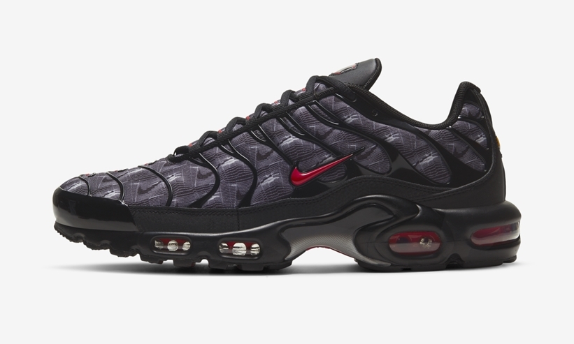 ナイキ エア マックス プラス “ブラック/グレー/レッド” (NIKE AIR MAX PLUS “Black/Grey/Red” Topography Pack) [DJ0638-001]