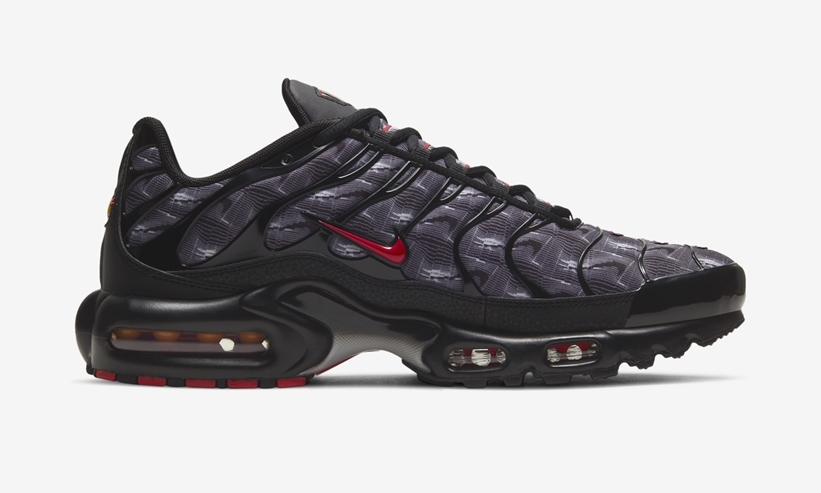 ナイキ エア マックス プラス “ブラック/グレー/レッド” (NIKE AIR MAX PLUS “Black/Grey/Red” Topography Pack) [DJ0638-001]