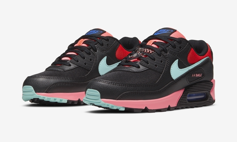 ナイキ エア マックス 90 “ブラック/ミント/レッド/ピンク” (NIKE AIR MAX 90 “Black/Mint/Red/Pink”) [DD9672-001]