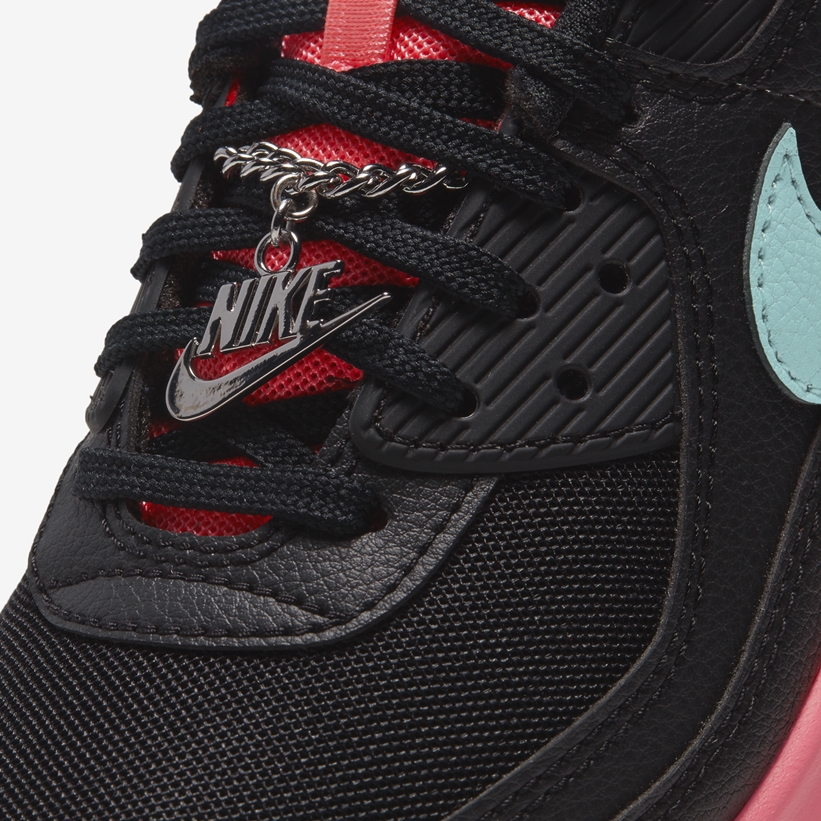 ナイキ エア マックス 90 “ブラック/ミント/レッド/ピンク” (NIKE AIR MAX 90 “Black/Mint/Red/Pink”) [DD9672-001]