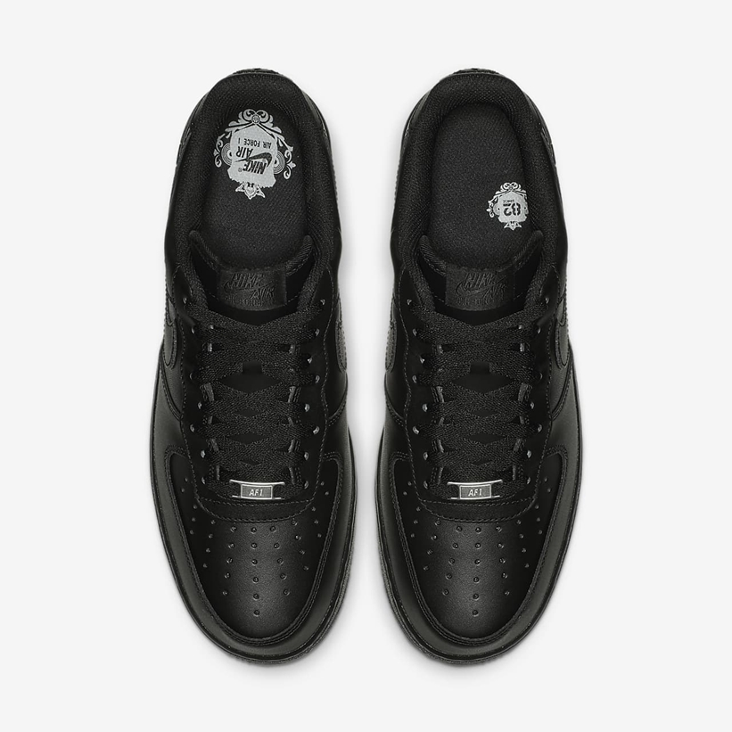 【2024年 リストック】ナイキ エア フォース 1 07 ロー “トリプルブラック/トリプルホワイト” (NIKE AIR FORCE 1 07 LOW “Triple Black/Triple White”) [CW2288-001,111][DD8959-001,100]