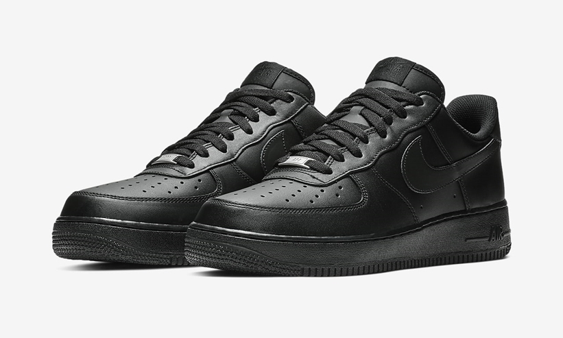 【2024年 リストック】ナイキ エア フォース 1 07 ロー “トリプルブラック/トリプルホワイト” (NIKE AIR FORCE 1 07 LOW “Triple Black/Triple White”) [CW2288-001,111][DD8959-001,100]