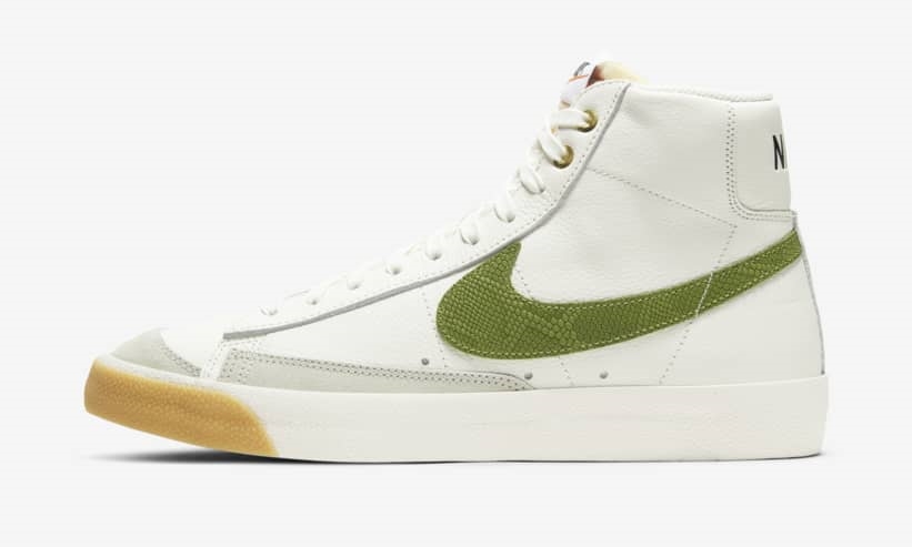 12/12 発売！ナイキ ブレーザー ミッド 77 ビンテージ “アスパラガス スネークスキン” (NIKE BLAZER MID 77 VINTAGE “Asparagus Snakeskin”) [DC1706-100]