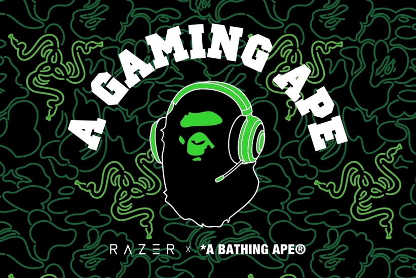 ゲーマー向けリーディングブランド「RAZER」× A BATHING APE コラボレーションが12/5 発売 (ア ベイシング エイプ レイザー)