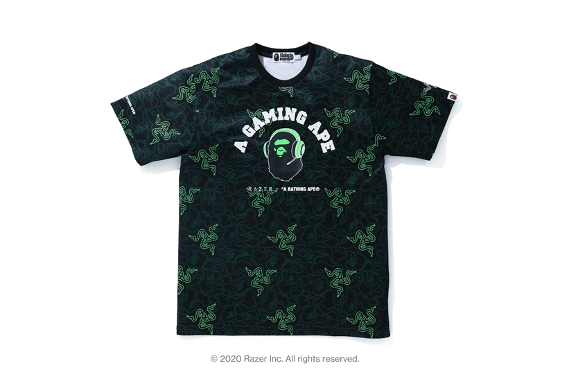 ゲーマー向けリーディングブランド「RAZER」× A BATHING APE コラボレーションが12/5 発売 (ア ベイシング エイプ レイザー)