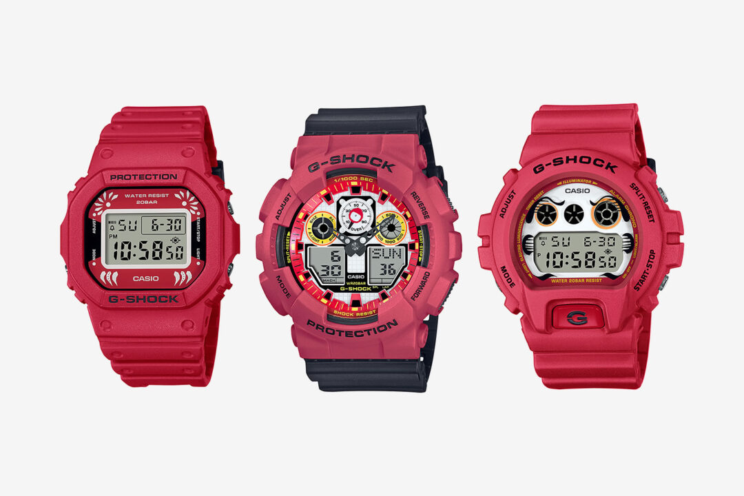 G-SHOCK から新年を祝す日本の縁起物「達磨」をデザインモチーフにしたNewモデルが12/4 から3型発売 (Gショック ジーショック)