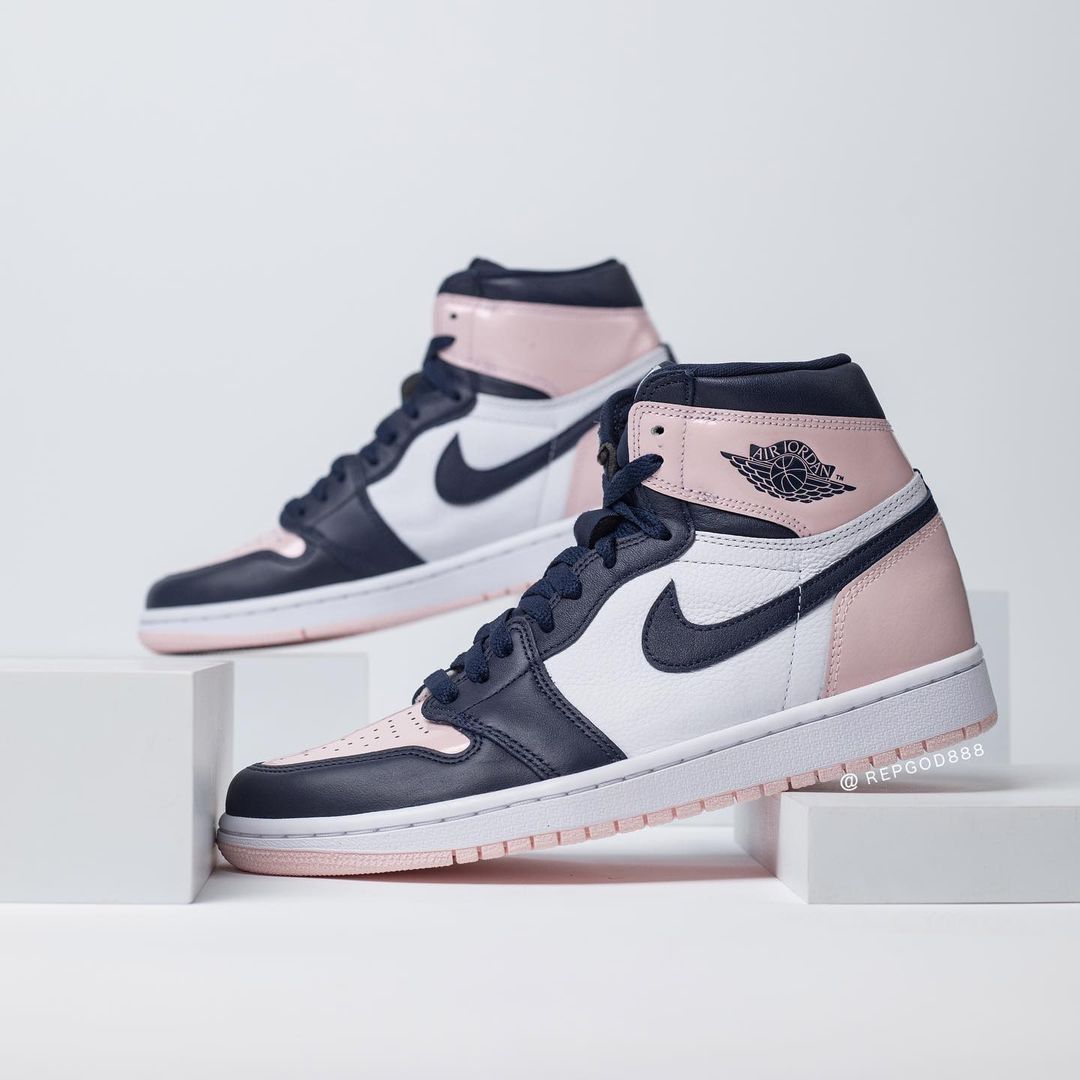 【国内 12/22 発売】ナイキ ウィメンズ エア ジョーダン 1 ハイ OG SE “アトモスフィア/レーサーピンク” (NIKE WMNS AIR JORDAN 1 HIGH OG SE “Atmosphere/White/Laser Pink/Obsidian”) [DD9335-641]