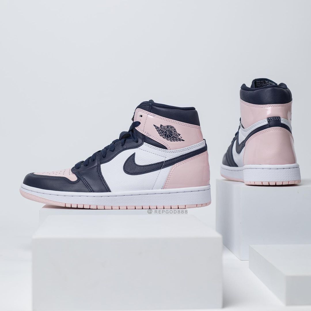 【国内 12/22 発売】ナイキ ウィメンズ エア ジョーダン 1 ハイ OG SE “アトモスフィア/レーサーピンク” (NIKE WMNS AIR JORDAN 1 HIGH OG SE “Atmosphere/White/Laser Pink/Obsidian”) [DD9335-641]