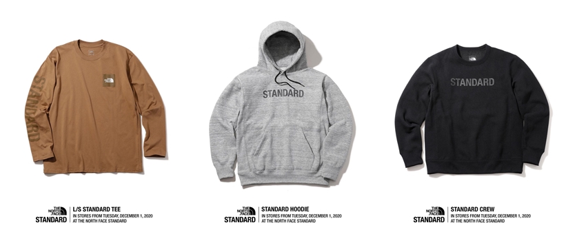 THE NORTH FACE STANDARD店舗限定のオリジナル L/S TEE/CREW/HOODIE 新作が発売 (ザ・ノース・フェイス スタンダード) [NT31910R/NT11941R/NT11910R]