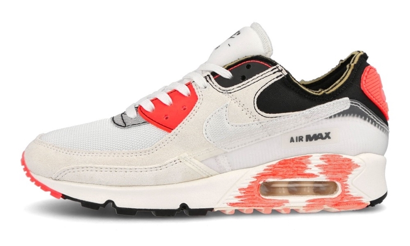 12/10 発売！ナイキ エア マックス 3 プレミアム デコン “ホワイト/ブラック/ブライトクリムゾン” (NIKE AIR MAX III PREMIUM DECONSTRUCTED “White/Black/Bright Crimson”) [DC7856-100]