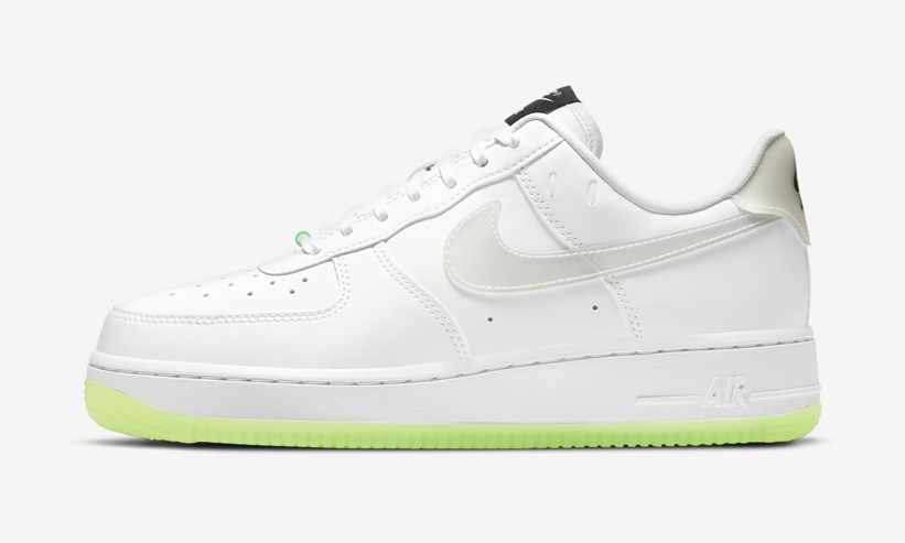 国内 1/16 発売！ナイキ エア フォース 1 07 ロー “ホワイト/グロー” (NIKE AIR FORCE 1 07 LOW “White/GID/Grow In The Dark”) [CT3228-100]