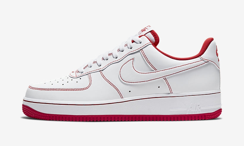 ナイキ エア フォース 1 07 ロー “ホワイト/ユニバーシティレッド” (NIKE AIR FORCE 1 07 LOW “White/University Red”) [CV1724-100]