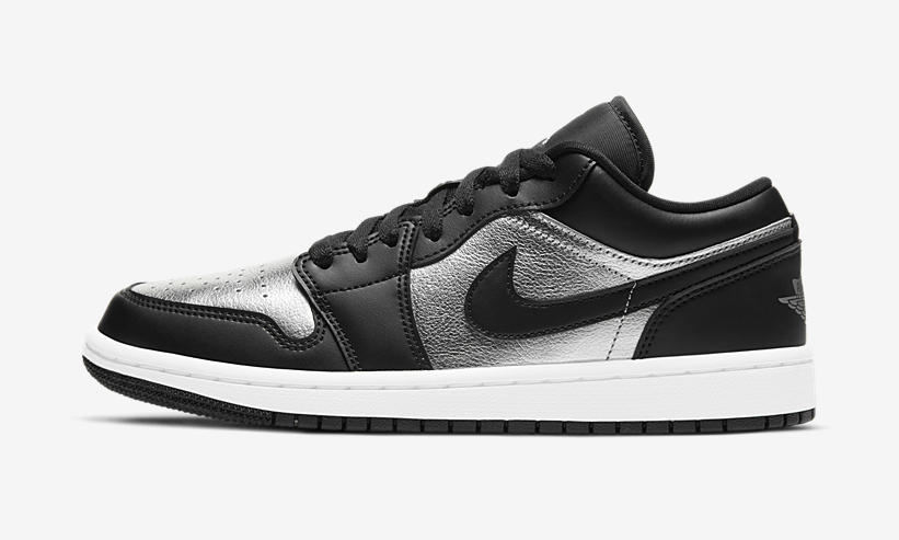 【2024年 ホリデーシーズン リストック予定】ナイキ エア ジョーダン 1 ロー “ブラック/メタリックシルバー” (NIKE AIR JORDAN 1 LOW “Black/Metallic Silver”) [DA5551-001]