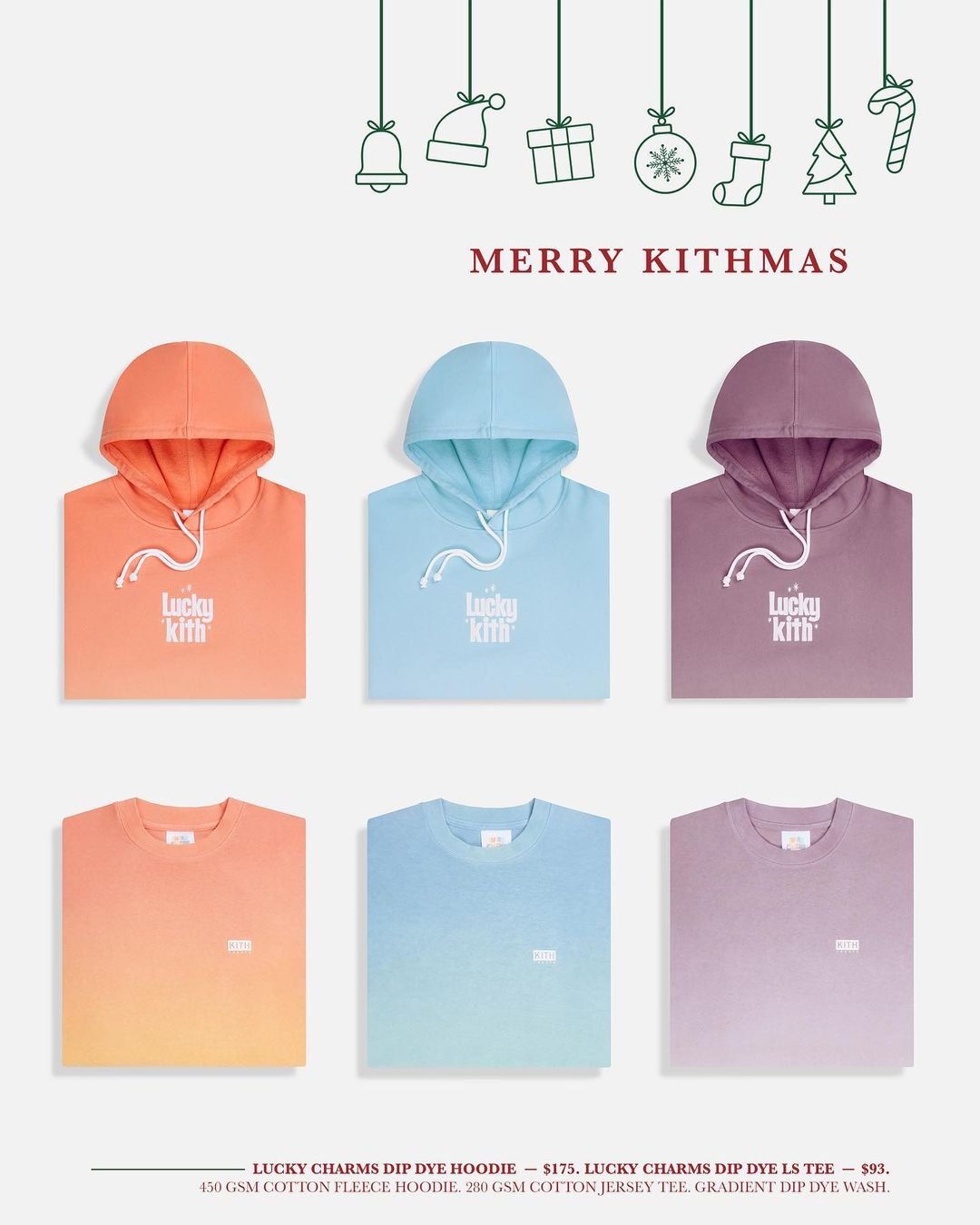 KITH XMAS 2020 & KITH TREATS FOR LUCKY CHARMS が12/7 発売 (キス クリスマス)