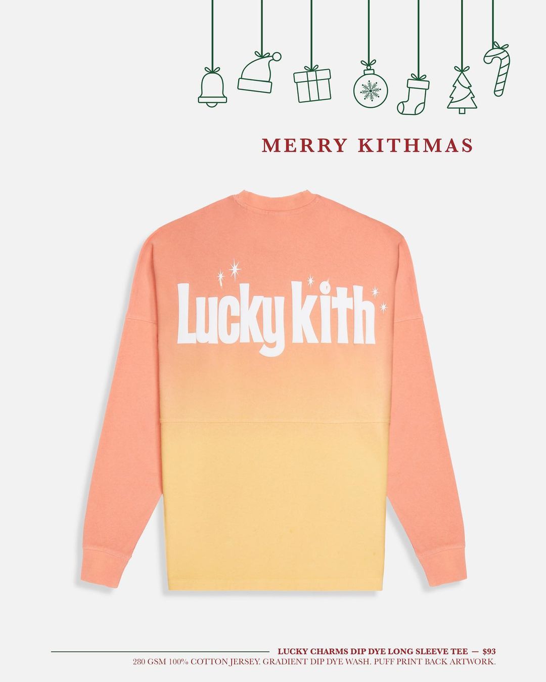 KITH XMAS 2020 & KITH TREATS FOR LUCKY CHARMS が12/7 発売 (キス クリスマス)