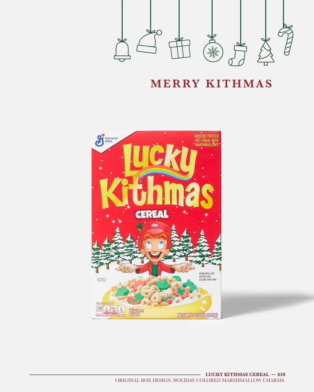 KITH XMAS 2020 & KITH TREATS FOR LUCKY CHARMS が12/7 発売 (キス クリスマス)