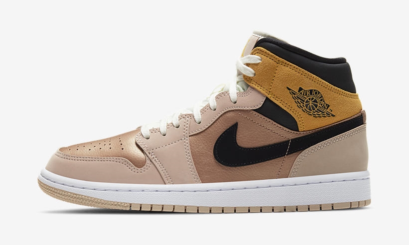 ナイキ エア ジョーダン 1 ミッド SE “パーティクルベージュ/ブラック/メタリックレッドブロンズ” (NIKE AIR JORDAN 1 MID SE “Particle Beige/Black/Metallic Red Bronze”) [DD2224-200]