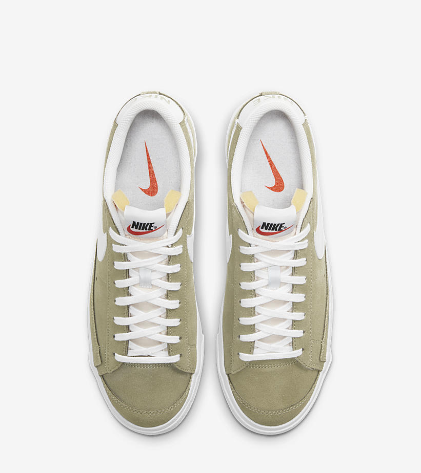 ナイキ ブレーザー ロー 77 スエード “カーキ/ホワイト” (NIKE BLAZER LOW SUEDE “Khaki/White”) [DA7254-200]