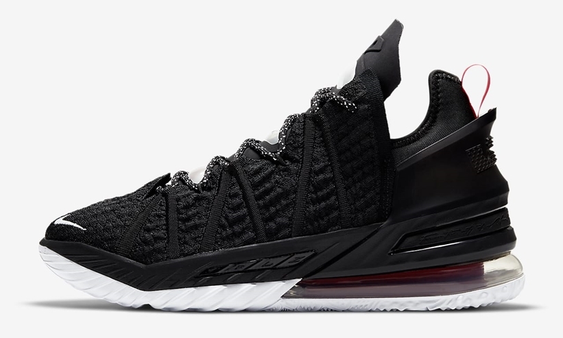 ナイキ レブロン 18 “ブラック/ユニバーシティレッド” (NIKE LEBRON XVIII “Black/University Red”) [CQ9283-001]