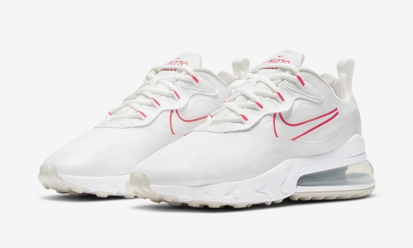 ナイキ エア マックス 270 リアクト “ホワイト/レッド” (NIKE AIR MAX 270 REACT “White/Red”) [CV8818-101]