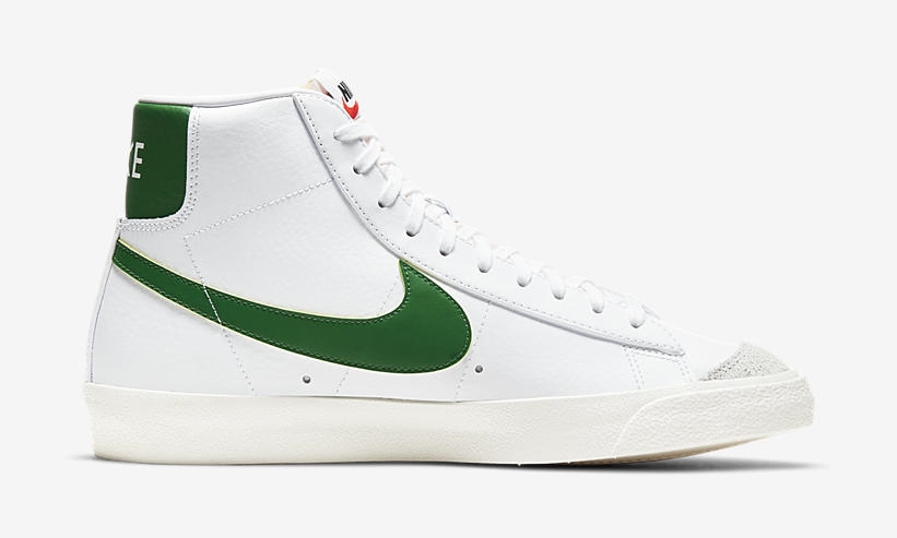 ナイキ ブレーザー ミッド 77 ビンテージ “ホワイト/パイングリーン” (NIKE BLAZER MID 77 VINTAGE “White/Pine Green”) [BQ6806-115]