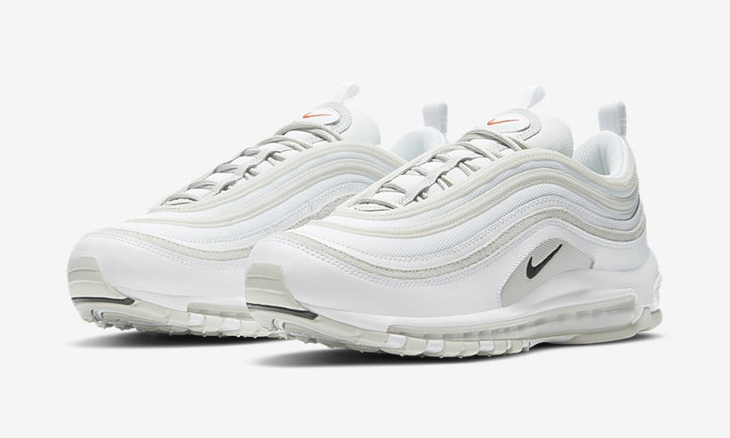 ナイキ エア マックス 97 “ライトボーン/トータルオレンジ” (NIKE AIR MAX 97 “Light Bone/Team Orange”) [DH4105-100]