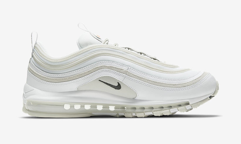 ナイキ エア マックス 97 “ライトボーン/トータルオレンジ” (NIKE AIR MAX 97 “Light Bone/Team Orange”) [DH4105-100]