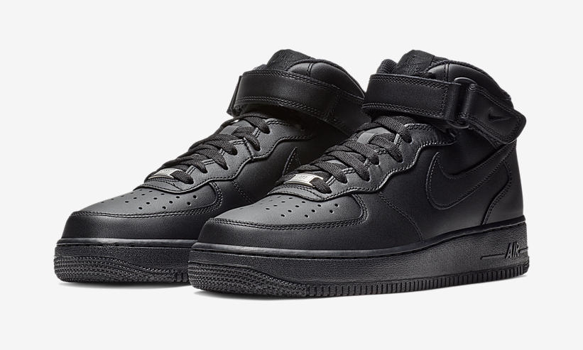 【12/9 発売】ナイキ エア フォース 1 07 ミッド “トリプルブラック/トリプルホワイト” (NIKE AIR FORCE 1 07 MID “Triple Black/Triple White”) [CW2289-001,111]