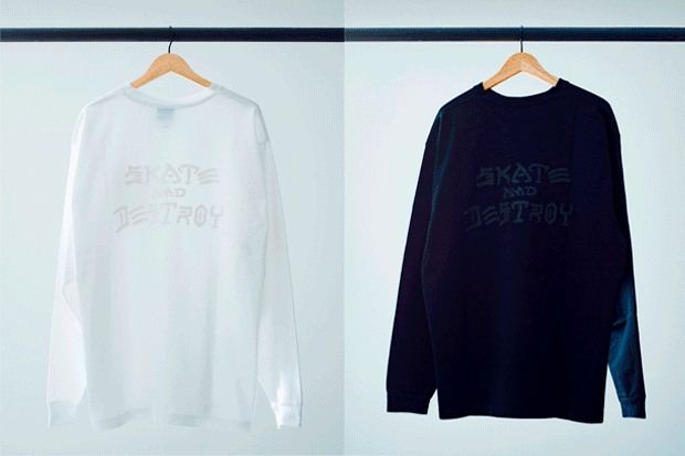 RHC ロンハーマン × スラッシャー 別注 「THRASHER for RHC Long Sleeve Tee」が12/12 発売 (Ron Herman)