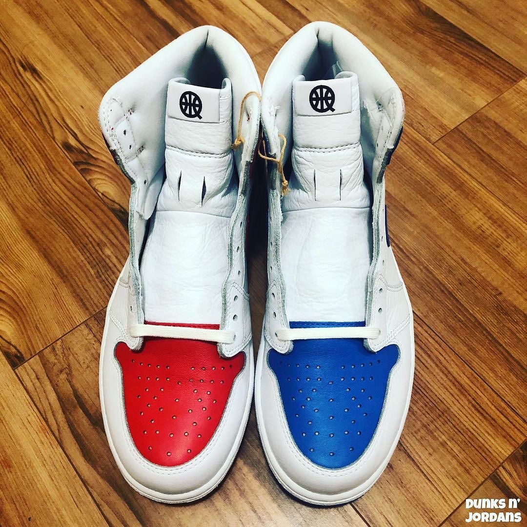 【サンプル】ナイキ エア ジョーダン 1 ハイ OG “クアイ 54” ホワイト/ブルー/レッド (NIKE AIR JORDAN 1 HIGH OG “Quai 54” White/Blue/Red)