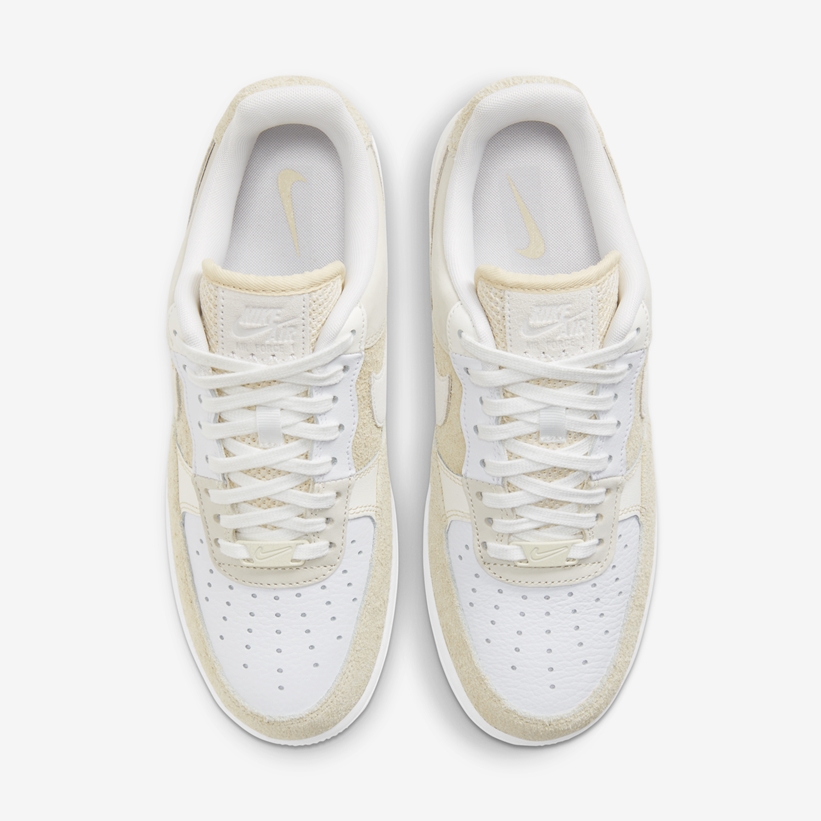 ナイキ エア フォース 1 07 ロー “ホワイト/ベージュ” (NIKE AIR FORCE 1 07 LOW “White/Beige”) [D6618-100]