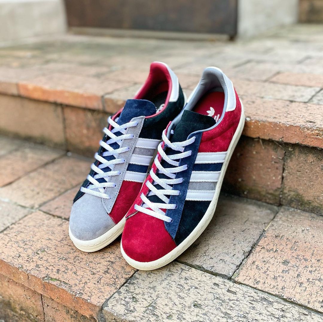 adidas Originals CAMPUS 80s “College Burgandy/White/College Navy” (アディダス オリジナルス キャンパス 80s “カレッジバーガンディ/ホワイト/カレッジネイビー”) [FY7152]