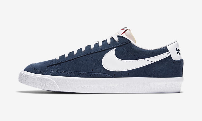 ナイキ ブレーザー ロー 77 スエード “ネイビー/ホワイト” (NIKE BLAZER LOW SUEDE “Navy/White”) [DA7254-400]