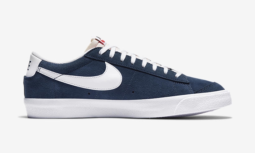 ナイキ ブレーザー ロー 77 スエード “ネイビー/ホワイト” (NIKE BLAZER LOW SUEDE “Navy/White”) [DA7254-400]