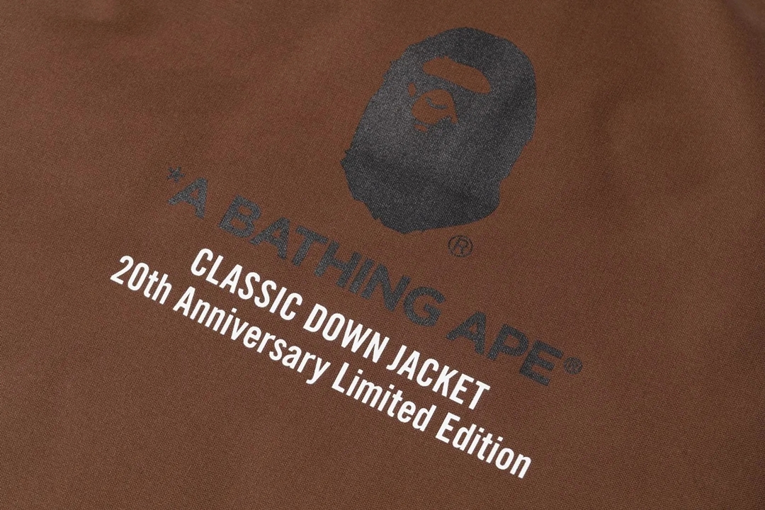 【20着限定 再登場】キムタク着用 A BATHING APE LEATHER CLASSIC DOWN JACKETが12/12 から発売 (ア ベイシング エイプ)