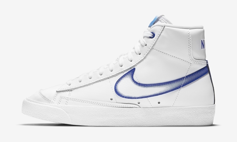 ナイキ ブレーザー ミッド 77 “ホワイト/ブルーグラデーション” (NIKE BLAZER MID 77 “White/Blue Gradation”) [DD9685-100]