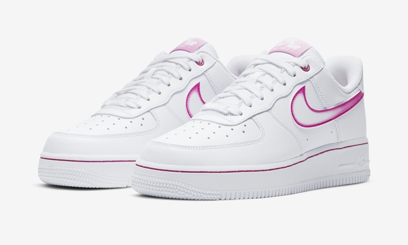 ナイキ エア フォース 1 ロー “ホワイト/ピンクグラデーション” (NIKE AIR FORCE 1 LOW “White/Pink Gradation”) [DD9683-100]