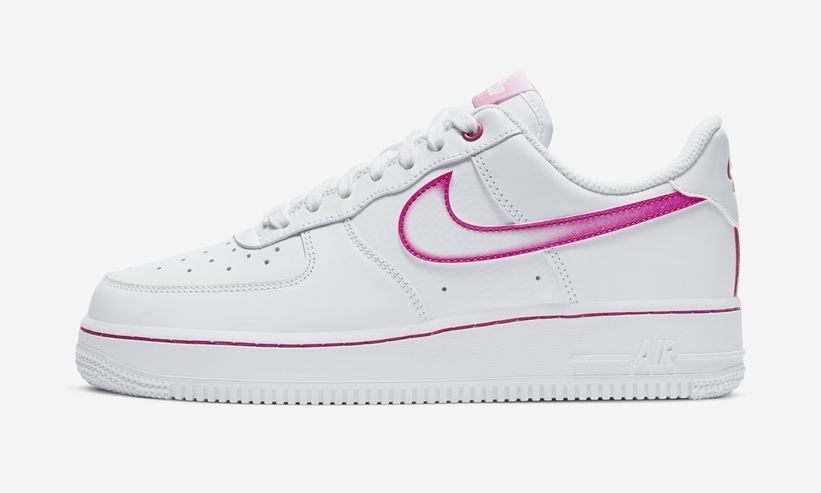 ナイキ エア フォース 1 ロー “ホワイト/ピンクグラデーション” (NIKE AIR FORCE 1 LOW “White/Pink Gradation”) [DD9683-100]