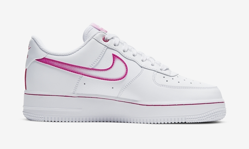 ナイキ エア フォース 1 ロー “ホワイト/ピンクグラデーション” (NIKE AIR FORCE 1 LOW “White/Pink Gradation”) [DD9683-100]