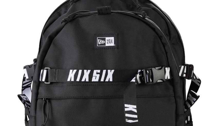 12/19 発売！KIXSIX × New Era “LOGO REPEAT CARRIER PACK 35L BLACK” (キックスシックス ニューエラ)